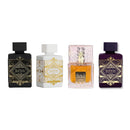 Kit Lataffa Premium – Amethyst + Honor & Glory + Oud for Glory + Khamrah