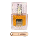 Perfume Khamrah + Perfumero Recargable – Original Árabe